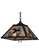 Ducks In Flight Two Light Pendant in Textured Black (57|152902)