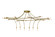 Ison 18 Light Chandelier in Natural Brass (57|152800)