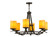 Octavia Six Light Chandelier in Oil Rubbed Bronze (57|151693)