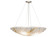 Metro Fusion Four Light Inverted Pendant in Black Metal,Brushed Nickel (57|151639)