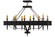 Calandra Ten Light Chandelier in Wrought Iron (57|151155)