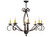 Sienna Eight Light Chandelier in Cajun Spice (57|151019)