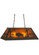 Buffalo At Lake Six Light Oblong Pendant in Timeless Bronze (57|150711)