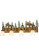 Wandering Moose Four Light Vanity in Antique Copper/Green Trees (57|150316)