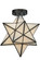 Moravian Star One Light Flushmount in Craftsman Brown (57|148882)