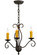 Sienna Three Light Chandelier in Coffee Bean (57|148750)