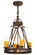 Lakeshore Five Light Chandelier in Cajun Spice (57|148235)