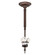 Inverted Pendant Hardware Three Light Pendant Hardware in Mahogany Bronze (57|14800)