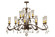 Windsor 14 Light Chandelier in Classic Rust (57|146948)