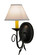 Bordeaux One Light Wall Sconce in Blackwash (57|146311)