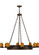 Kingston Eight Light Chandelier in Cafe Noir (57|145588)