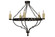 Bottini Five Light Semi-Flushmount in Mahogany Bronze (57|144951)