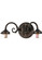 Delta Two Light Wall Sconce in Mahogany Bronze (57|144826)