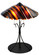 Metro Fusion Three Light Table Lamp in Black Metal (57|144649)