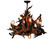 Driftwood Six Light Chandelier in Mahogany Bronze/Natural Wood (57|144568)