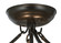 Toscano Two Light Semi Flushmount in Timeless Bronze (57|144377)