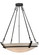 Covina Six Light Pendant in Antique Iron Gate (57|143396)
