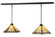 Belvidere Two Light Island Pendant in Mahogany Bronze (57|143349)