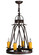 Lakeshore Five Light Chandelier in Cajun Spice (57|142973)