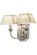 Cesta Two Light Wall Sconce in Brushed Nickel (57|142263) Cesta Two Light Wall Sconce in Brushed Nickel (57|142263)
