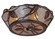Pinecone Four Light Flushmount in Cafe Noir (57|142199)