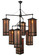 Church Street Seven Light Chandelier in Craftsman Brown (57|142003)