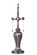 Tulip Vase Two Light Table Base Hardware in Mahogany Bronze (57|14177)
