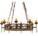 Majella Eight Light Chandelier in Gilded Tobacco (57|141705)