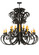 Serratina 24 Light Chandelier in Coffee Bean (57|141577)