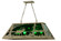 Elk At Lake Six Light Oblong Pendant in Corinth (57|141223)