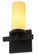 Dante One Light Wall Sconce in Blackwash (57|141107)