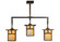 Hyde Park Three Light Island Pendant in Vintage Copper Vintage Copper (57|141037)