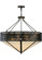 Craftsman Six Light Inverted Pendant in Antique Black (57|140868)
