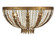 Chrisanne Five Light Flushmount in Old Gold-A (57|140850)