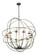 Atom Enerjisi 12 Light Chandelier in Pewter (57|139969)