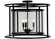 Kitzi Three Light Flushmount in Mirror Black (57|139845)