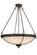 Freya Six Light Semi-Flushmount in Coffee Bean (57|139821)