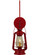 Miners Lantern One Light Wall Sconce in Ruby Red (57|139699)