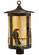 Fulton One Light Post Mount in Vintage Copper (57|139412)