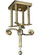 Mission Two Light Flushmount in Antique Brass (57|137569)
