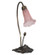 Pink One Light Accent Lamp in Antique Brass (57|13692)