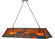 Mountain Range Nine Light Oblong Pendant in Oil Rubbed Bronze (57|136601)