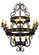 Santino 24 Light Chandelier in Mahogany Bronze (57|136480)