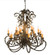 Serratina 24 Light Chandelier in Coffee Bean (57|135611)