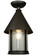 Keebler One Light Flushmount in Craftsman Brown (57|135457)