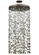 Ginkgo Leaf Six Light Pendant in Champagne Metallic (57|134925)