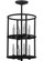 Cilindro Eight Light Pendant in Costello Black (57|132598)