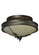 Hoja Two Light Flushmount in French Bronzed (57|132432)