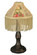 Fabric & Fringe One Light Mini Lamp in Antique (57|131721)
