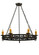 Sagebrush Six Light Chandelier in Gilded Tobacco (57|131389)